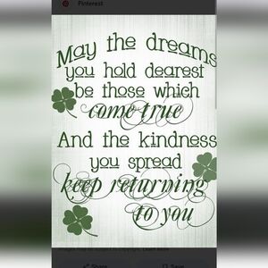 HAPPY ST PATRICK'S DAY  Look around...each purchase is a blessing!
